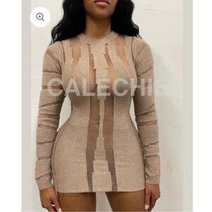 CALECHIE
Illusion‎ Knit Mini